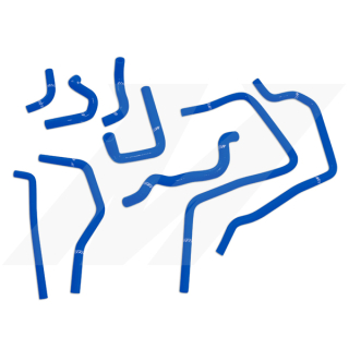 Hadicový kit Mishimoto Subaru Impreza WRX (01-05) modrý