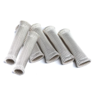 Tepelné ochranné návleky na zapalovací kabely Thermotec - stříbrné 6ks