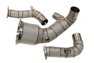 Downpipe s náhradou katalyzátoru TurboWorks Audi Q7 / S4 B9 / S5 F5 / SQ5 FY 3.0 TFSI EA839 (16-)