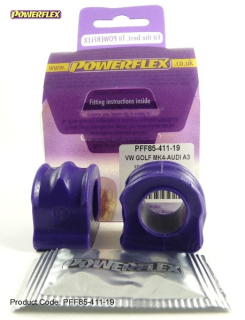 Silentbloky Powerflex VW Golf 4 4-Motion Front Anti Roll Bar Mount 19mm (3)