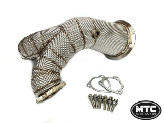 Downpipe s náhradou katalyzátoru MTC Motorsport Audi S4 8W / S5 B9 3.0 TFSI V6 (16-18)