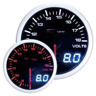 Přídavný budík Depo Racing Dual View - voltmetr