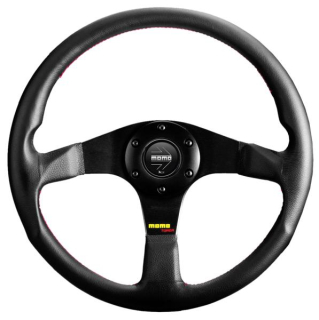 Volant Momo Tuner 350mm - černý/černý - kůže (homologace)