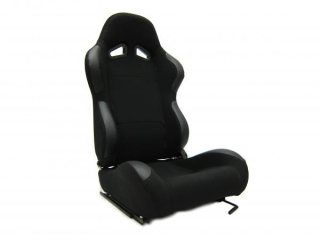 Sportovní sedačka ProRacing RS7700 sklopná černá - včetně konzole a pojezdu