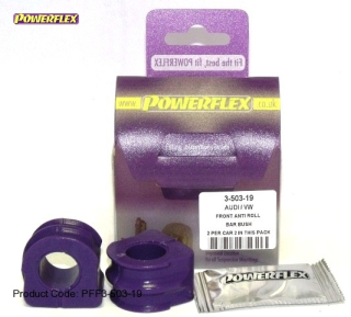 Silentbloky Powerflex Audi S3 8L 4WD (99-03) Front Anti Roll Bar Mounting 19mm (3)
