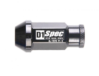 Kolové matice (štefty) D1 Spec závit M12 x 1.25 - šedé