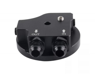 Adaptér pro montáž olejového chladiče na olejový výměník Pro Sport BMW M50 / M52 / M54 / M56 / S50 / S52 / S54 - D-10 (AN10) + 3x výstup na senzor