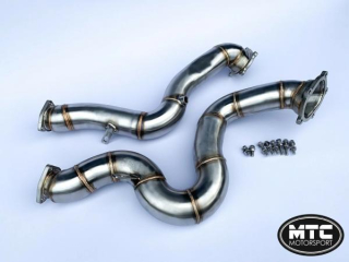 Downpipes s náhradami katalyzátorů MTC Motorsport Audi S6 / S7 C7 4G / S8 D4 4.0 TFSI V8 (12-19) - 76mm