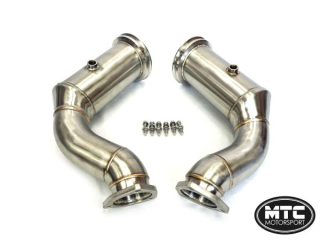 Downpipes s náhradami katalyzátorů MTC Motorsport Porsche Panamera 971 G2 4.0 TFSI bi-turbo (18-)