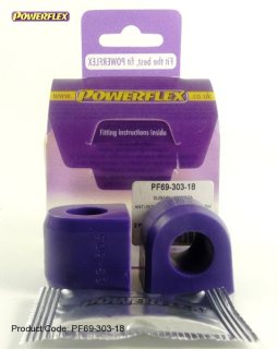 Silentbloky Powerflex Subaru Impreza WRX/STi GC/GF (93-00) Front Anti Roll Bar To Chassis Bush 18mm (3)
