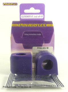 Silentbloky Powerflex Subaru Legacy BD/BG (93-99) Front Anti Roll Bar To Chassis Bush 19mm (3)