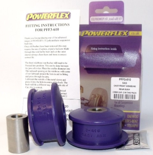 Silentbloky Powerflex Seat Leon 1M vč. Cupra R (99-05) Front Wishbone Rear Bush Cast Arm (2)