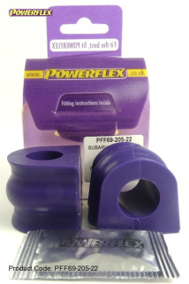 Silentbloky Powerflex Subaru Legacy BE/BH (98-04) Front Anti Roll Bar Bush 22mm (3)