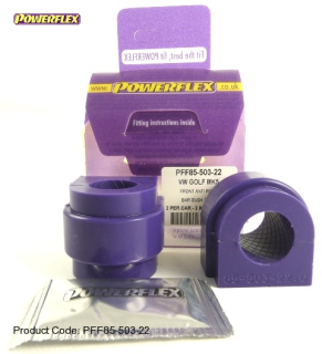 Silentbloky Powerflex Audi A3 8P (03-) Front Anti Roll Bar Bush 22,5mm (3)