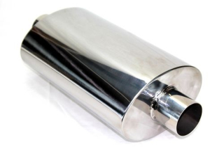 Koncový tlumič výfuku ProRacing MP12 - nerez - 57mm - střed/střed