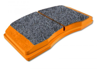 Zadní brzdové destičky EBC Orangestuff do D2 Racing BBK 380mm - track/rally/race