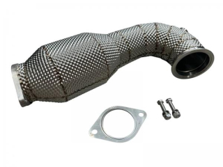 Downpipe se sportovním katalyzátorem MTC Motorsport Fiat 500 / 595 / 695 Abarth 1.4T - turbo Garrett
