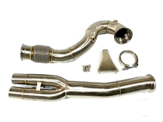 Downpipe s náhradou katalyzátoru a středový díl MTC Motorsport Audi RS3 8V / TT RS 8S 2.5 TFSI (17-)