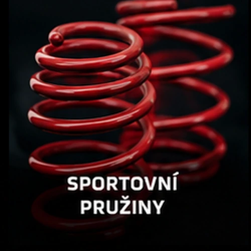 Sportovní pružiny do auta pro lepší vzhled i jízdní vlastnosti.