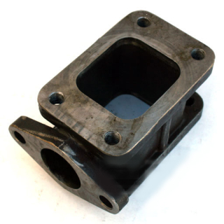 Redukční adaptér na turbo T3 > T3 + wastegate 38mm (litina)