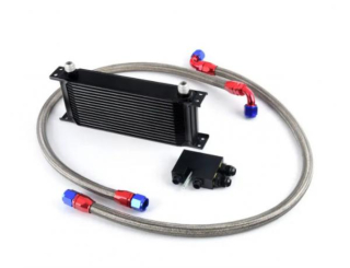 Olejový chladič kit 19 šachet FTP Motorsport na BMW E90 / E91 / E92 / E93 335i/ix N54/N55 (06-13)