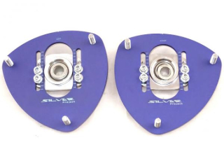 Přední horní uložení tlumičů (Pillowball Top Mounts) Silver Project Subaru Impreza GC8 (92-00)