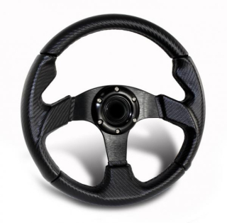 Sportovní volant SW403 - 350mm karbon look/černý