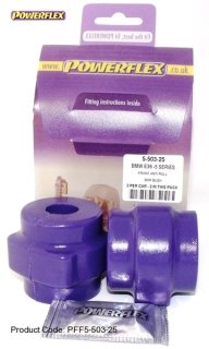 Silentbloky Powerflex BMW E39 (96-04) Front Anti Roll Bar Mounting Bush 25mm (3)