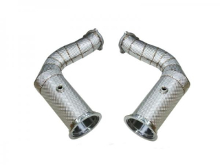 Downpipes s náhradami katalyzátorů ProRacing Porsche Cayenne Turbo S E-Hybrid 4.0 Twin-turbo V8 EA825TT 680PS PHEV (19-23)